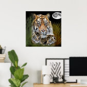 Tiger Art Poster (Heimbüro)