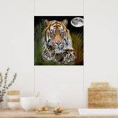 Tiger Art Poster (Küche)