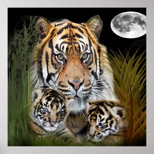 Tiger Art Poster (Vorne)