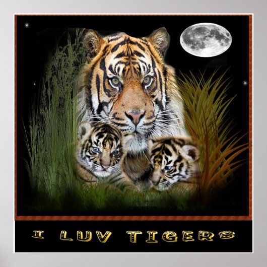 Tiger Art Poster (Vorne)