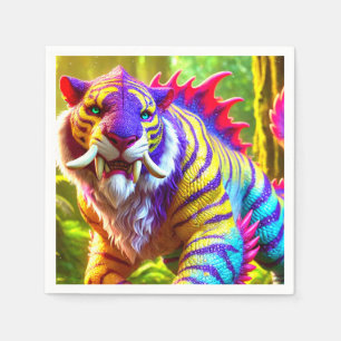 Tiger Art Serviette