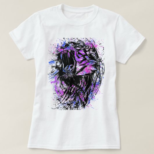 Tiger Art T-Shirt (Design vorne)