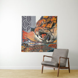 Tiger Art Wandteppich