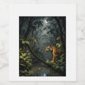 Tiger Art Weinetikett (Einzelnes Label)