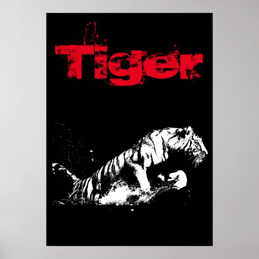 Tiger Artwork Poster (Vorne)