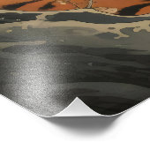 Tiger Asian Traditional Fotodruck (Ecke)