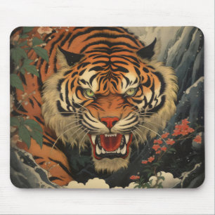 Tiger Asian Traditional Mousepad