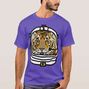 Tiger Astronaut Funny Animes im Weltraum T-Shirt