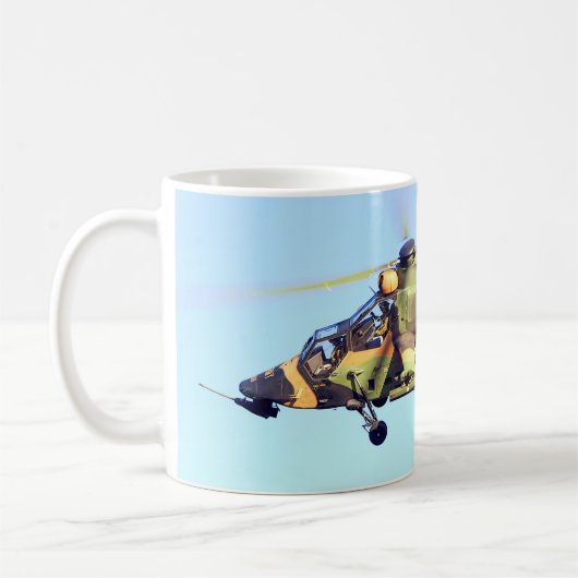 TIGER ATTACK HELICOPTER (Australien) Kaffeetasse (Links)