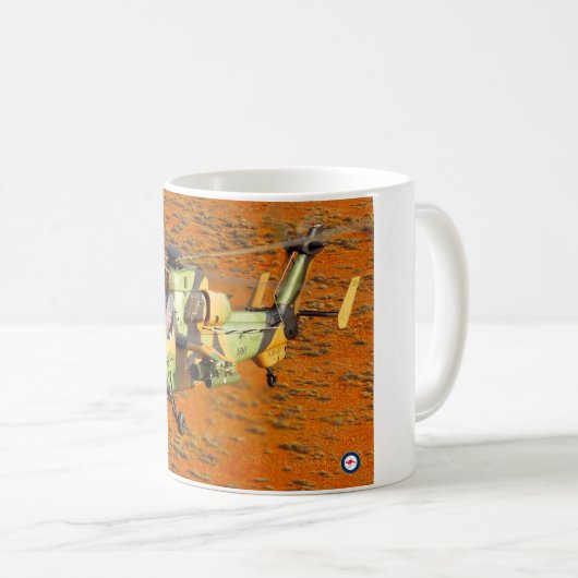 TIGER ATTACK HELICOPTER (Australien) Kaffeetasse (VorderseiteRechts)