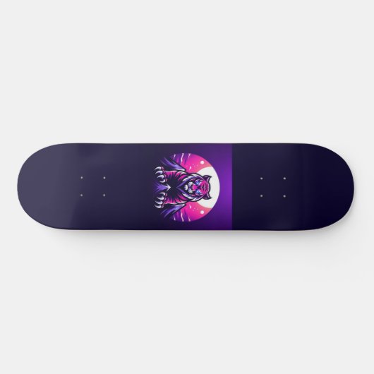 Tiger auf dem Berg Skateboard (Horizontal)