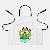 Tiger auf der Jagd Schürze (Vorderseite)