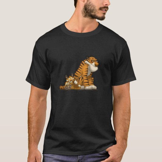 Tiger auf einem T - Shirt (Vorderseite)