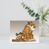 Tiger auf einer Postkarte (Stehend Vorderseite)