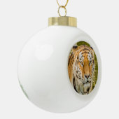 Tiger auf Keramik Ball Ornament (Links)