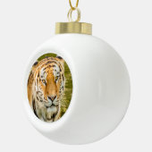Tiger auf Keramik Ball Ornament (Rechts)