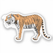 Tiger Aufkleber (Vorderseite)