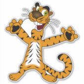 Tiger Aufkleber (Vorderseite)