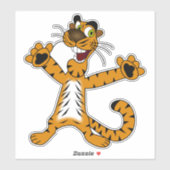Tiger Aufkleber (Blatt)