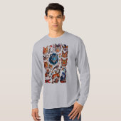 Tiger-Aufkleber 2023 T-Shirt (Vorne ganz)
