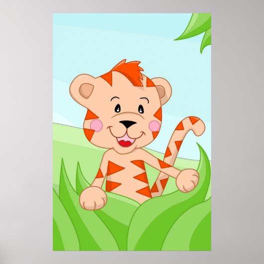 Tiger aus Afrika Poster (Vorne)
