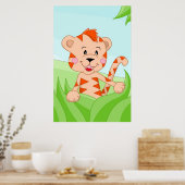 Tiger aus Afrika Poster (Küche)