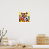 Tiger Baby Cub Poster (Küche)