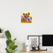 Tiger Baby Cub Poster (Heimbüro)