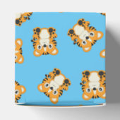 Tiger Baby Dusche Blue Geschenkschachtel (Oben)