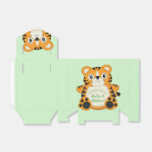Tiger Baby Dusche Grün Geschenkschachtel (Ungefaltet)