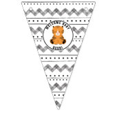 Tiger Baby Dusche Wimpelkette (Dritte Fahne)