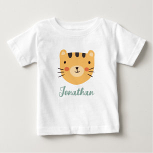 Tiger Baby Niedlich Individuelle Name T-shirt