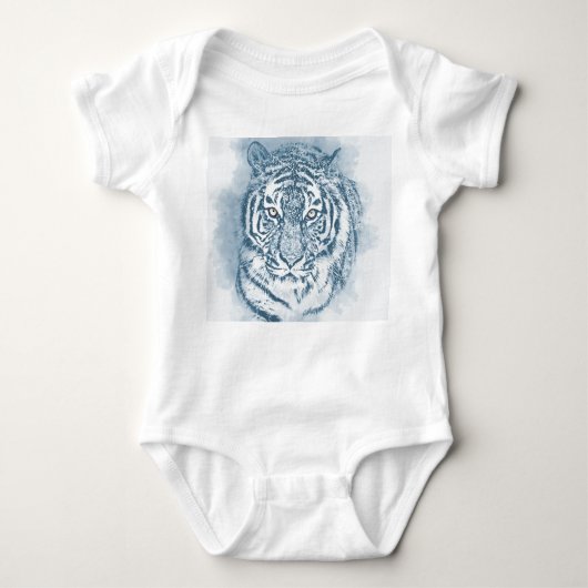Tiger Baby Strampler (Vorderseite)