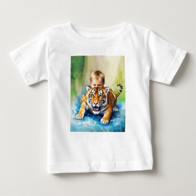 Tiger Baby T-shirt (Vorderseite)