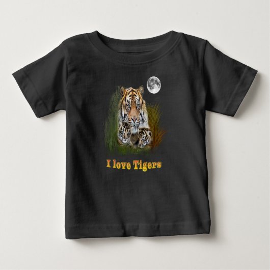 Tiger Baby T-shirt (Vorderseite)