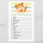 Tiger Baby Wortspiel (Vorderseite)