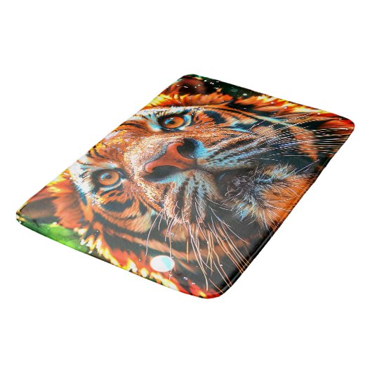 Tiger Badematte (Schrägansicht)