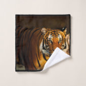 Tiger-Badezimmer-Tuch-Set Badhandtuch Set (Waschlappen)