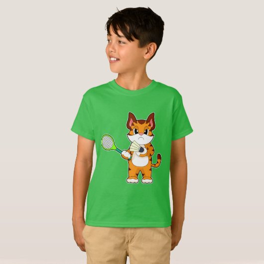 Tiger Badminton T-Shirt (Vorne ganz)