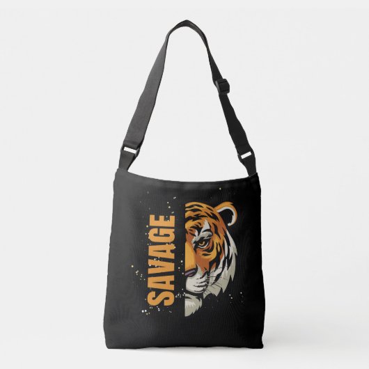 Tiger Bags for Ladys Tragetaschen Mit Langen Trägern (Vorderseite)