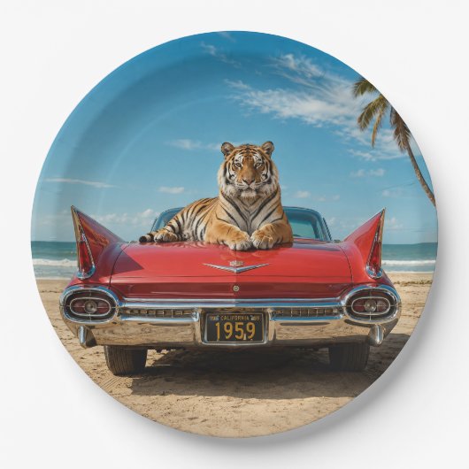 Tiger Balm By the Sea Nr. 2 Pappteller (Vorderseite)