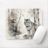 Tiger Bamboo Forest Mousepad (Mit Mouse)