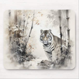 Tiger Bamboo Forest Mousepad
