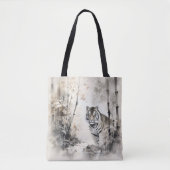 Tiger Bamboo Forest Tasche (Vorderseite)