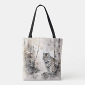 Tiger Bamboo Forest Tasche (Rückseite)