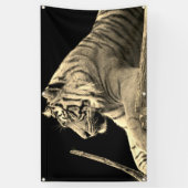 TIGER-Banner mit KRÄMPFSTOFFEN Banner (Vertikal)