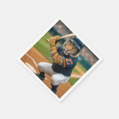 Tiger Baseballspieler #27 ist am Schlag Serviette (Ecke)