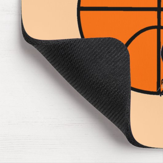 Tiger-Basketball-T - Shirts und Geschenke Mousepad (Ecke)