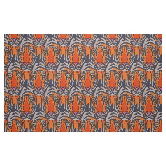 Tiger - Baumwoll-Twill-Stoff Stoff (Fat Quarter (45,7 x 55,9 cm))