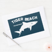 Tiger Beach - Bahamas Shark Diving Rechteckiger Aufkleber (Umschlag)